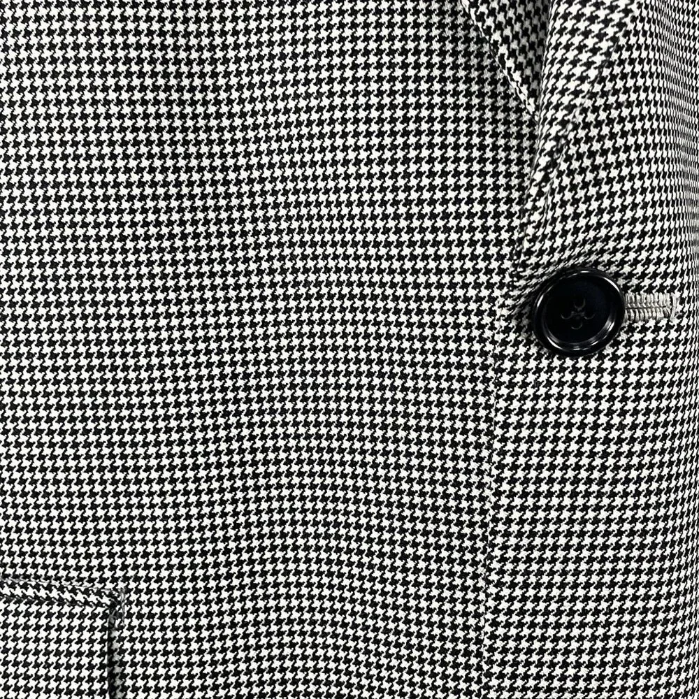 Sam’s Tailor Her Majesty’s Forces Service Houndstooth Sports Coat Blazer Size 45